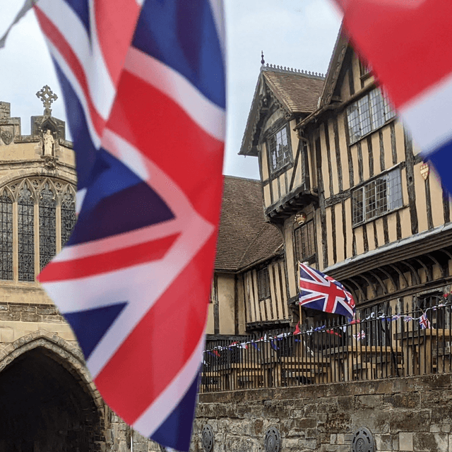&#039;Lord Leycester with flags&#039;